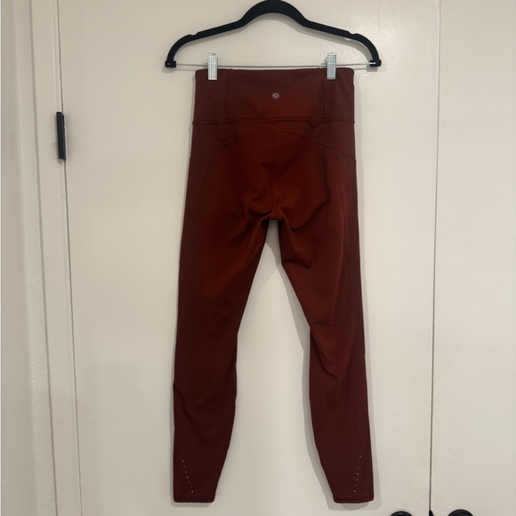 Athleta Rainier Tight Leggings Size Small Burnt Orange - Picture 2 of 4